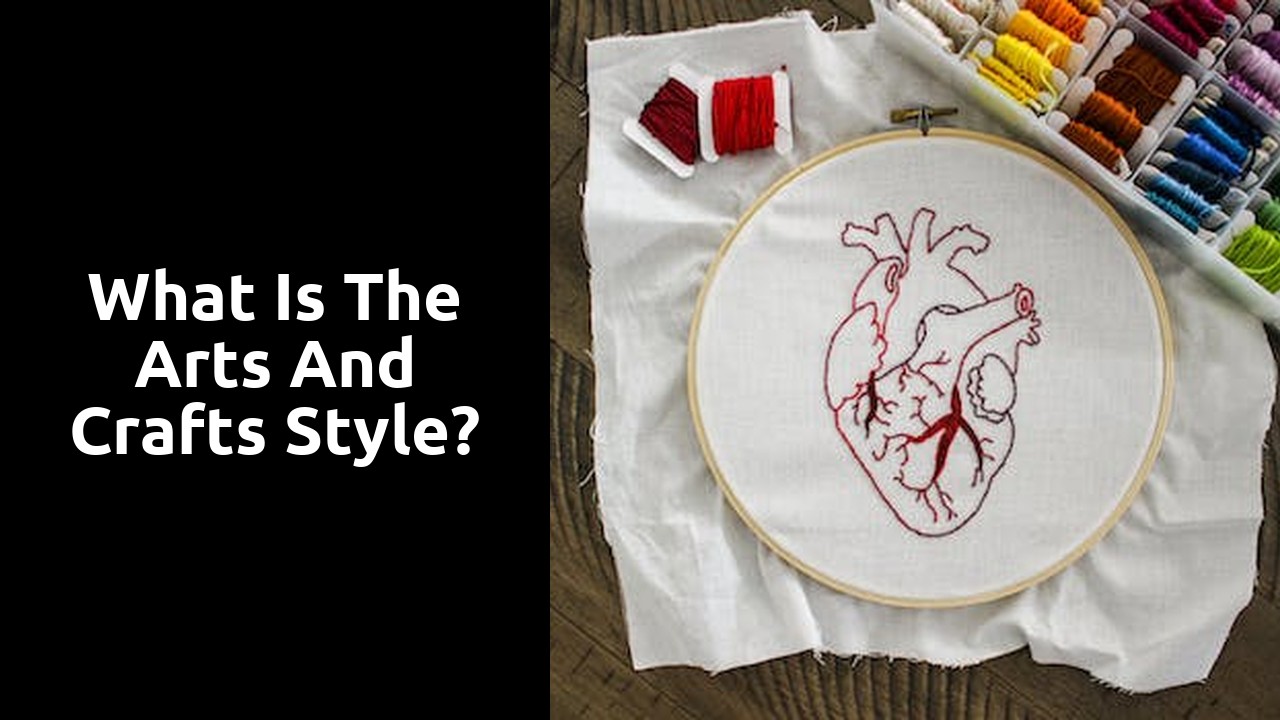 What is the arts and crafts style?