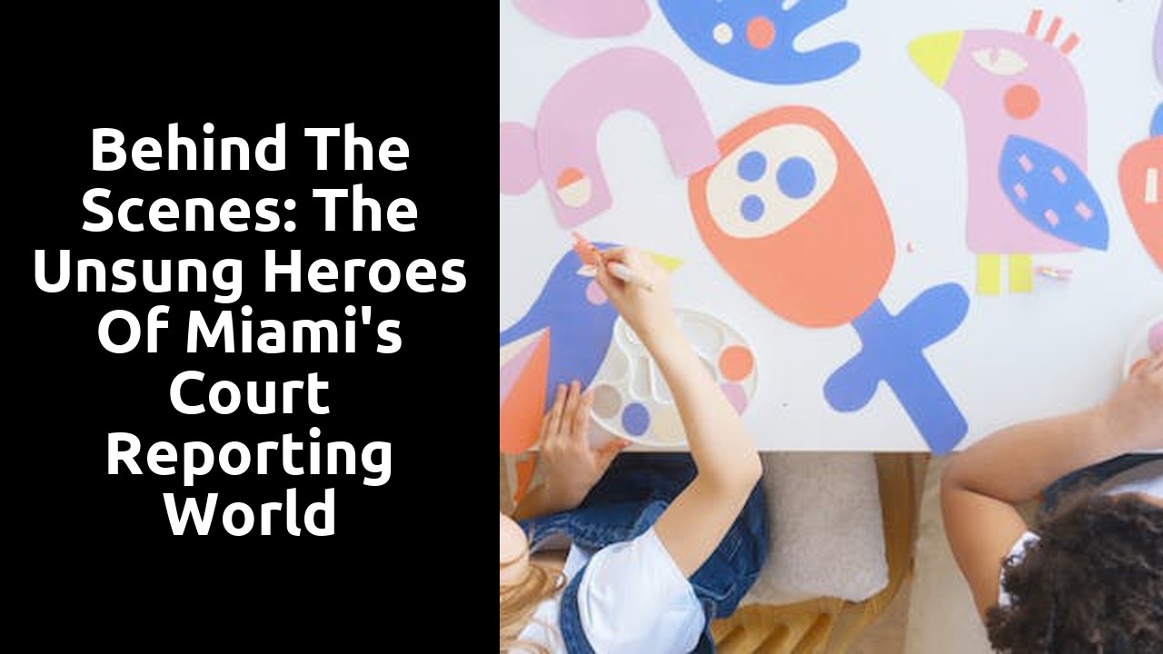 Behind the Scenes: The Unsung Heroes of Miami's Court Reporting World